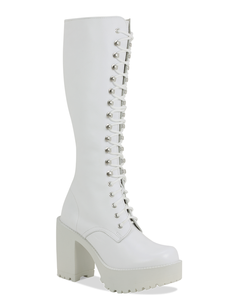 White knee high boots australia sales
