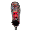Black Floral Patent